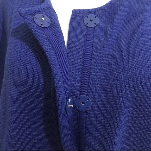 Talbots 100% Pure Merino Wool Long Cardigan Jacket Dress Size Large - Picture 6 of 12